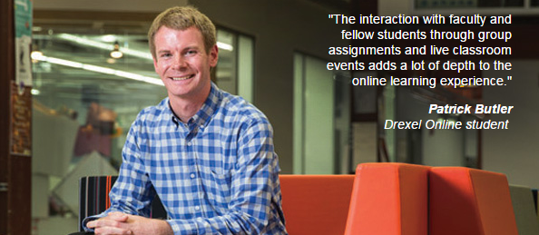 Drexel University online student Peter Butler